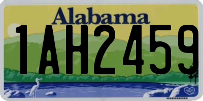 AL license plate 1AH2459