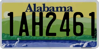 AL license plate 1AH2461