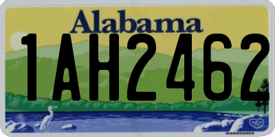 AL license plate 1AH2462