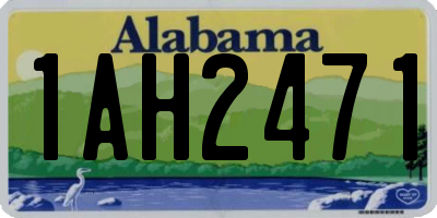 AL license plate 1AH2471