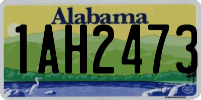 AL license plate 1AH2473