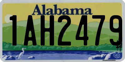 AL license plate 1AH2479