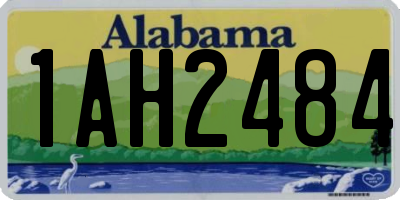 AL license plate 1AH2484
