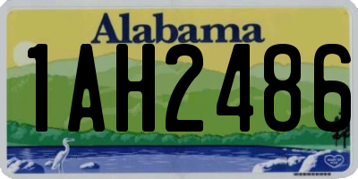 AL license plate 1AH2486