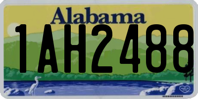 AL license plate 1AH2488