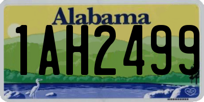 AL license plate 1AH2499
