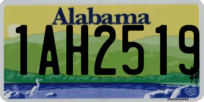 AL license plate 1AH2519