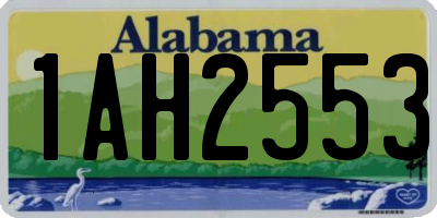 AL license plate 1AH2553