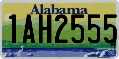 AL license plate 1AH2555