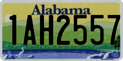 AL license plate 1AH2557