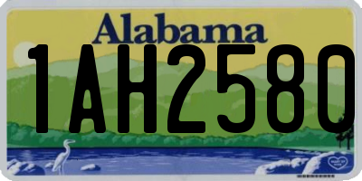 AL license plate 1AH2580