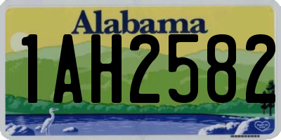 AL license plate 1AH2582