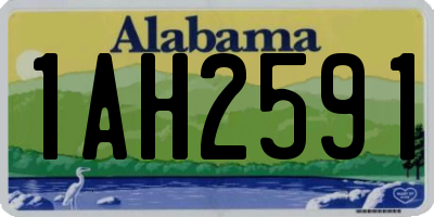 AL license plate 1AH2591