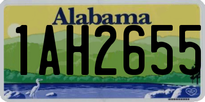 AL license plate 1AH2655