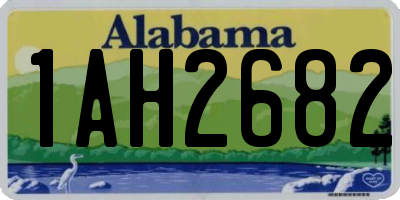 AL license plate 1AH2682
