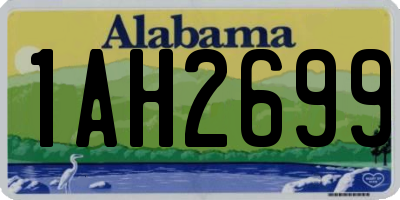AL license plate 1AH2699
