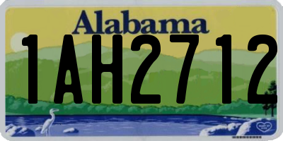 AL license plate 1AH2712