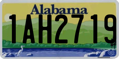 AL license plate 1AH2719