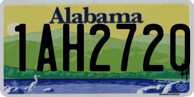 AL license plate 1AH2720