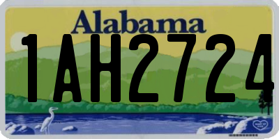 AL license plate 1AH2724