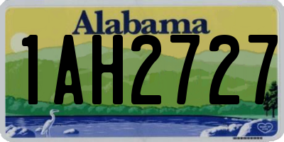 AL license plate 1AH2727
