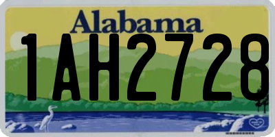 AL license plate 1AH2728