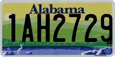 AL license plate 1AH2729