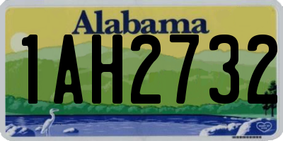 AL license plate 1AH2732