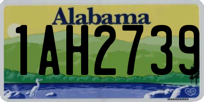 AL license plate 1AH2739