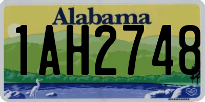 AL license plate 1AH2748