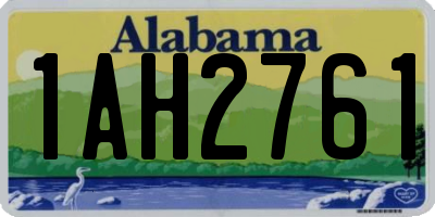 AL license plate 1AH2761