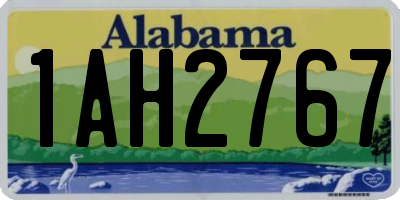 AL license plate 1AH2767