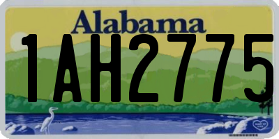 AL license plate 1AH2775
