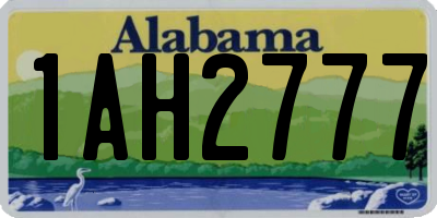 AL license plate 1AH2777