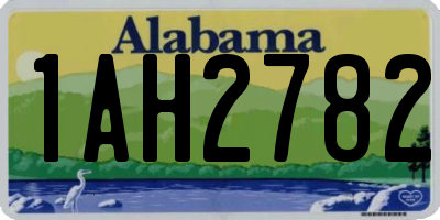 AL license plate 1AH2782