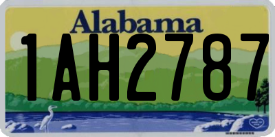 AL license plate 1AH2787