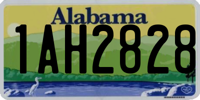 AL license plate 1AH2828