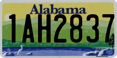 AL license plate 1AH2837
