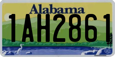 AL license plate 1AH2861