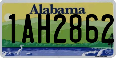 AL license plate 1AH2862