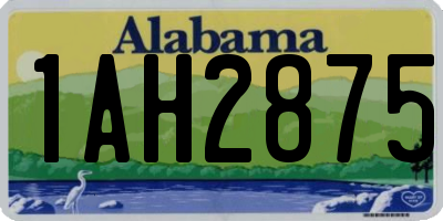 AL license plate 1AH2875