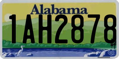 AL license plate 1AH2878