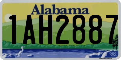 AL license plate 1AH2887