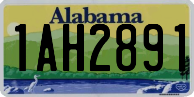 AL license plate 1AH2891