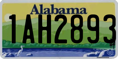 AL license plate 1AH2893