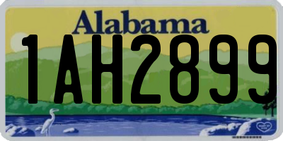 AL license plate 1AH2899