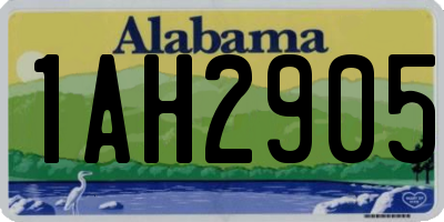 AL license plate 1AH2905