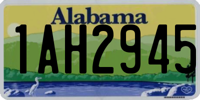 AL license plate 1AH2945