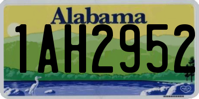 AL license plate 1AH2952