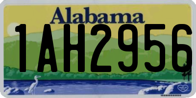 AL license plate 1AH2956
